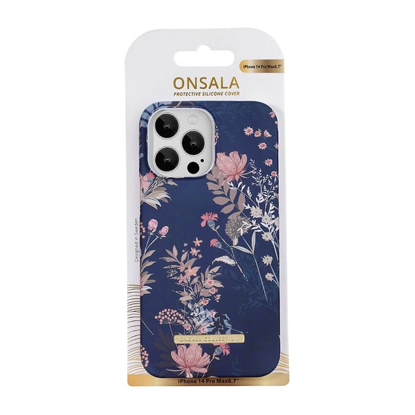 Onsala COLLECTION Backcover Soft iPhone 14 Pro Max 6,7" Dark Flower