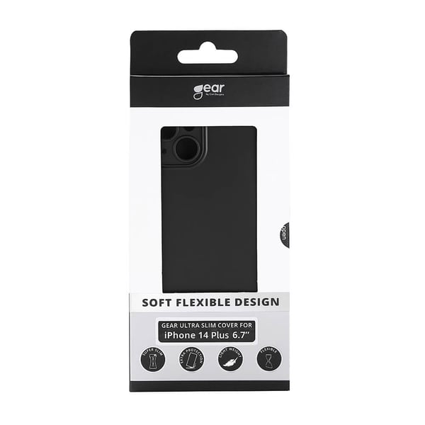 Gear Mobildeksel Ultraslim Svart - iPhone 14 Plus