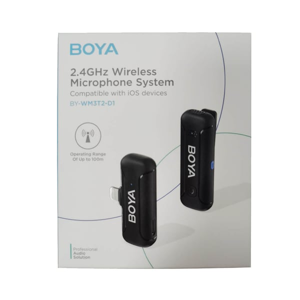 BOYA Trådløst Mikrofonsystem x1 BY-WM3 For Lightning