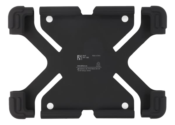 DELTACO cover i silikone til 9-11,6 tommer tablets, tripods, sort