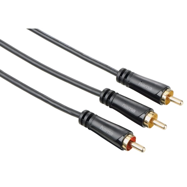 Hama Kabel 1 Phono-2 Phono Subwooferkabel 7,5m TL