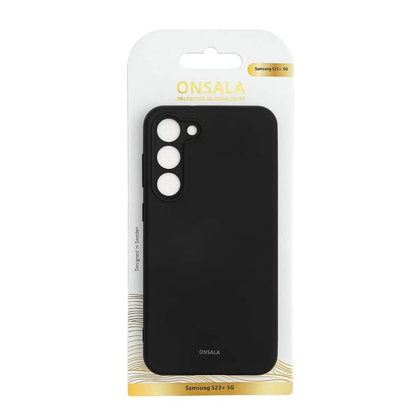 Onsala Mobildeksel Silikon Svart - Samsung S23+ 5G