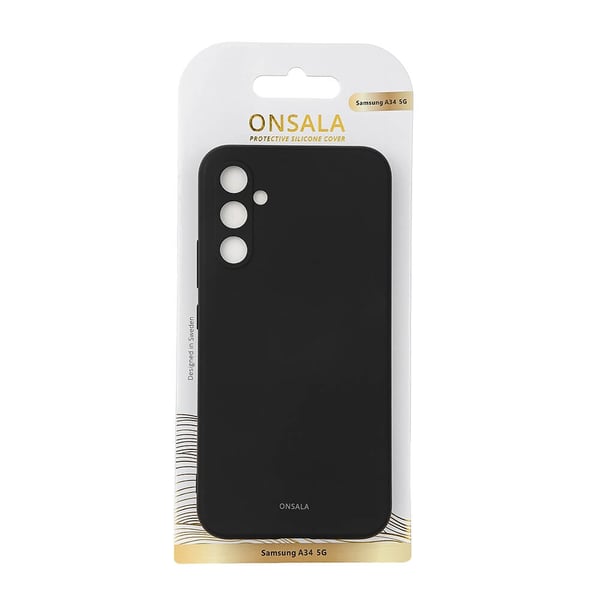 Onsala Mobildeksel Silikon Svart - Samsung Galaxy A34 5G