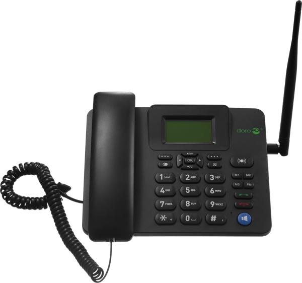 Doro 4100H 4G-bordtelefon, svart