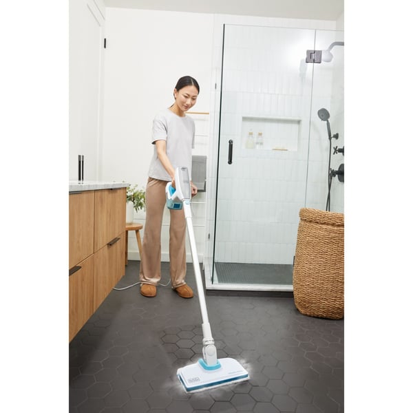 Black+Decker Steam Mop 1500W Steam System 8stk tilbehør
