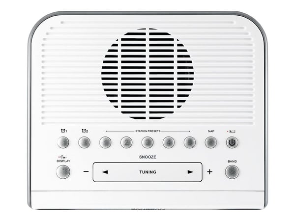 Sangean RCR5 - Klokkeradio, Sølv
