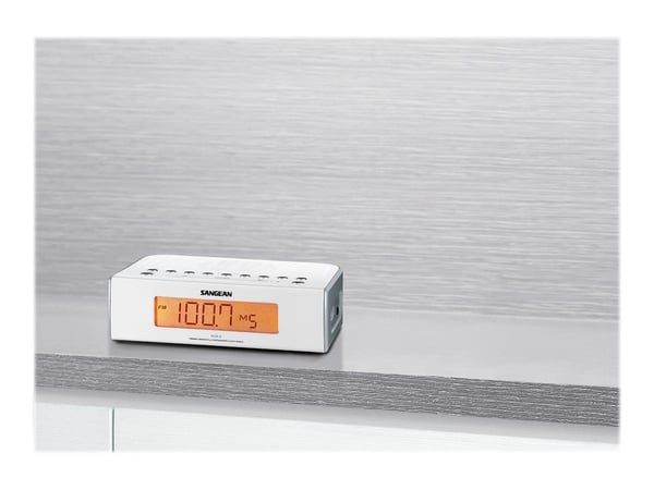 Sangean RCR5 - Klokkeradio, Sølv