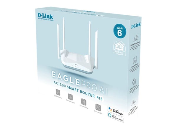D-Link R15 Eagle Pro AI Wi-fi 6 Smart Router
