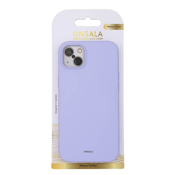 Onsala Suojakuori Silikooni Purppura- iPhone 14 Pro