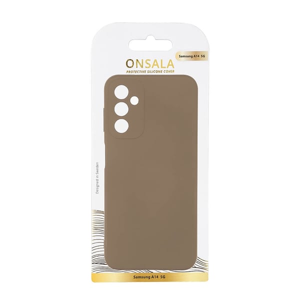 Onsala Mobildeksel Silikon Summer Sand - Samsung Galaxy A14 5G / A14 4G