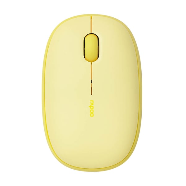 Rapoo Trådløs Mus M660 Silent Multi-Mode Gul