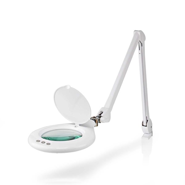 Nedis Forstørrelsesbordlampe | Linsestyrke: 3 Diopter | 6500 K | 10 W | 660 lm | Hvit