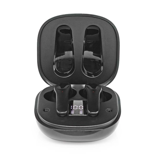 Nedis Fullt Trådløse hodetelefoner | Bluetooth® | Batteri 1 driftstid standard bruk: 300 min | Touch kontroll | Ladeboks | Innebygd mikrofon | Stemmes