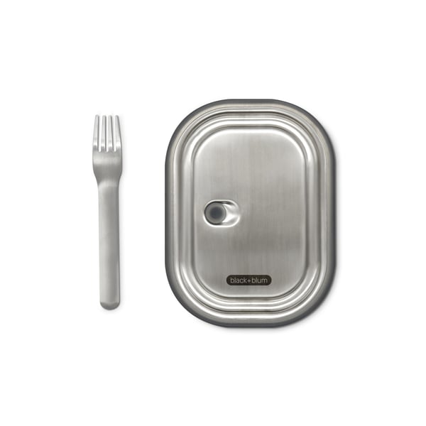 Black+Blum, Matboks, Liten, Rustfritt stål, 600 ml, Oliven