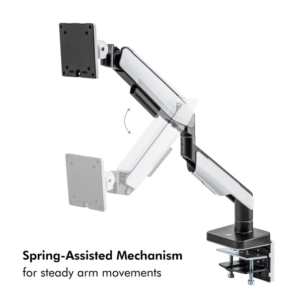 LogiLink Arm for spillmonitor 17-32" med belysning svart/hvitt