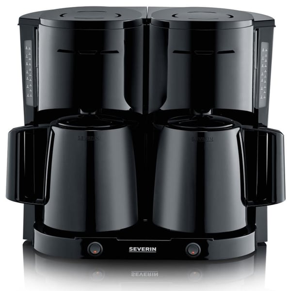 Severin Dobbel termokannebrygger KA9315 1000watt Svart