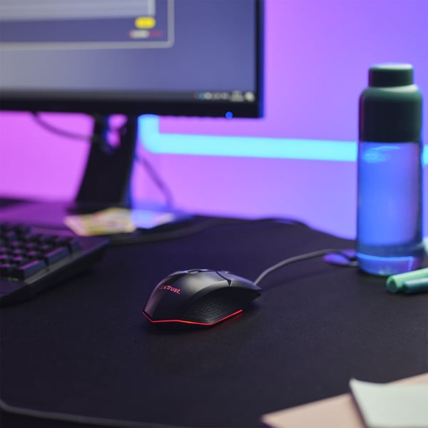Trust GXT 109 Felox Illuminated Gaming Mouse Svart