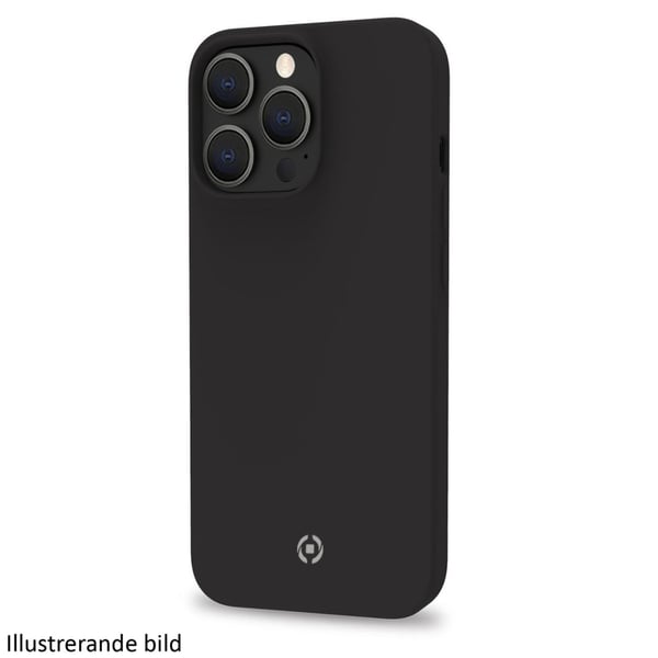 Celly Cromo Soft rubber case iPhone 15 Pro Svart