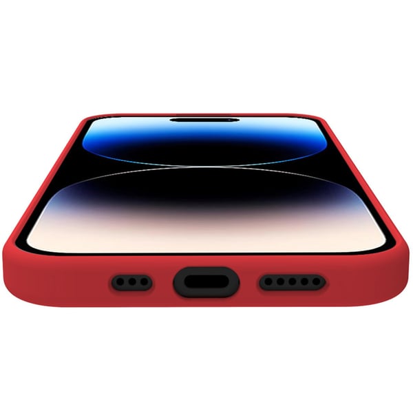 Celly Cromo Soft rubber case iPhone 15 Pro Röd