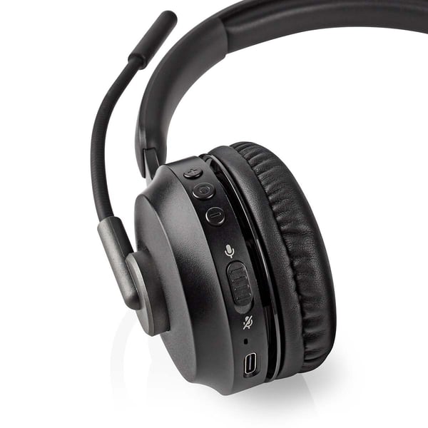 Nedis PC-headset | On-Ear | Stereo | Bluetooth | Fold-Away Mikrofon | Sort