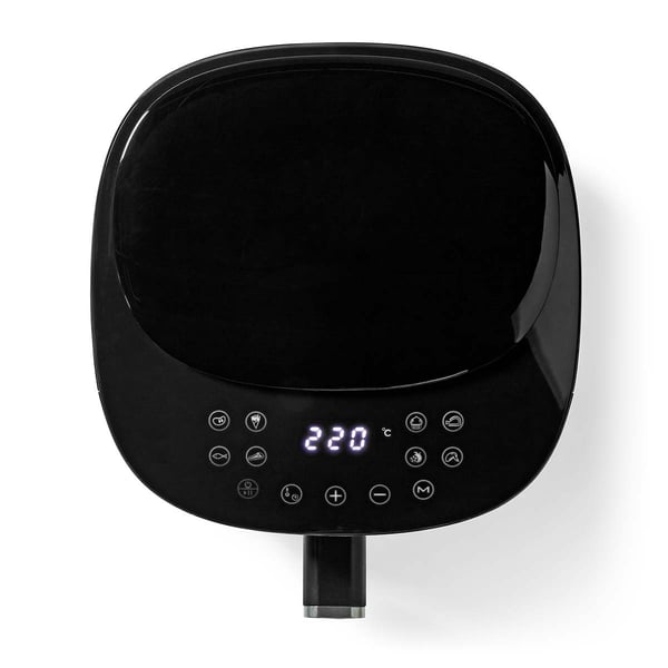 Nedis Hot Air Fryer | Timer: 4 h | Antall forhåndinnstilte programmer: 8 | Digitalt | Sort