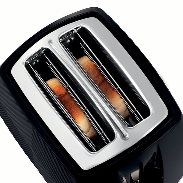 Russell Hobbs Brødrister Svart Groove 2S Toast 26390-56