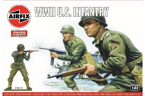 Airfix Det amerikanske infanteriet under andre verdenskrig