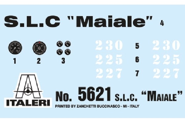 ITALERI 1:35 S.L.C. ''Maiale'' with crew