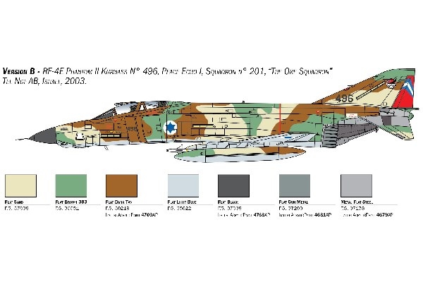 ITALERI 1:48 RF-4E Phantom II