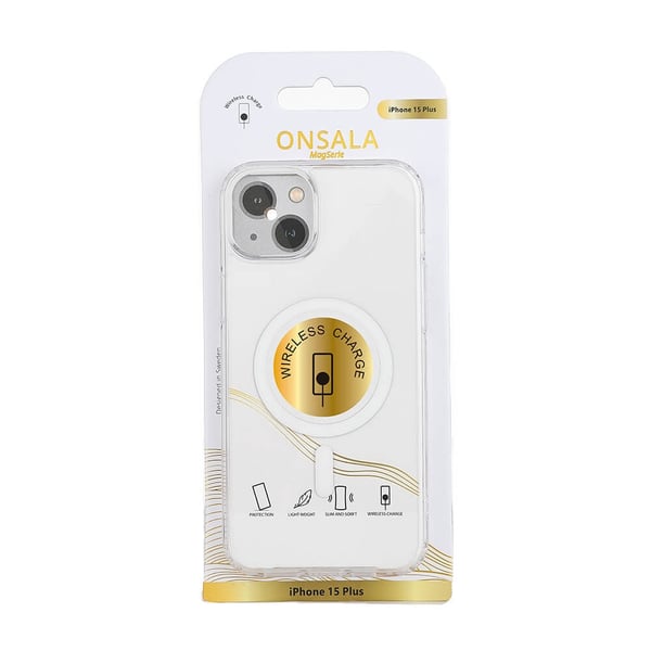Onsala Mobilcover MagSeries Transparent - iPhone 15 Plus