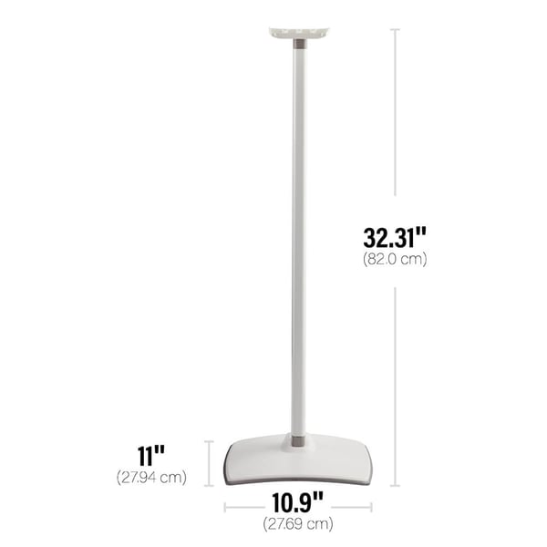 SANUS Gulvstativ for Sonos ERA 300 Single Hvit