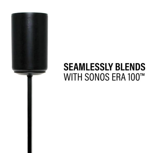 SANUS Floor Stand Adjustable for Sonos ERA 100 Single Black