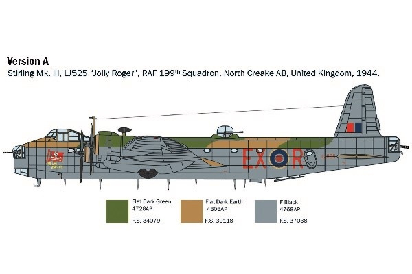 ITALERI 1:72 Short Stirling Mk. III