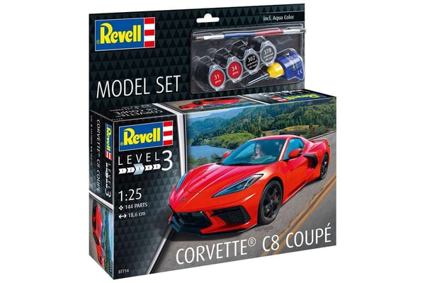 Revell Modellsett Corvette C8 Coupé 1:24