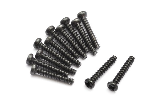 Blackzon Selvgjengende skruer med panhode PBHO2*12mm