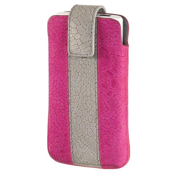 Hama Mobilväska Chic Rosa Grå Medium