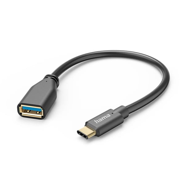 Hama Adapterkabel USB OTG USB-C til USB-A Svart