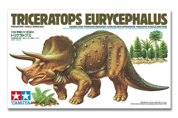 Tamiya 1/35 Triceratops Eurycephalus
