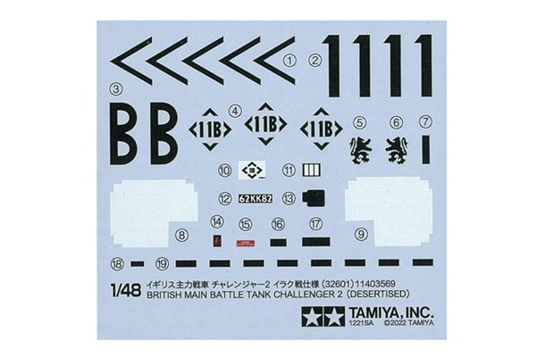 Tamiya 1/48 Britisk Main Battle Tank Challenger 2 (Desert)