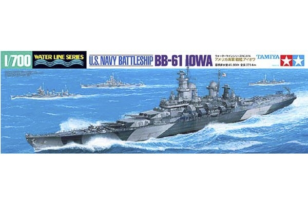 Tamiya 1/700 U.S. slagskip Iowa