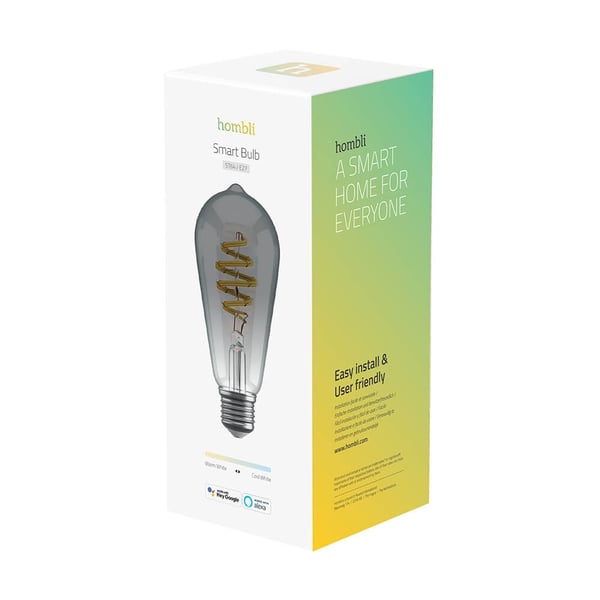 Hombli Smart Pære Glødetråd E27 ST64-Smokey CCT