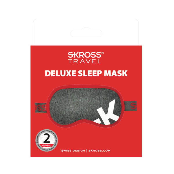 SKROSS Sovemaske Delux mørkegrå