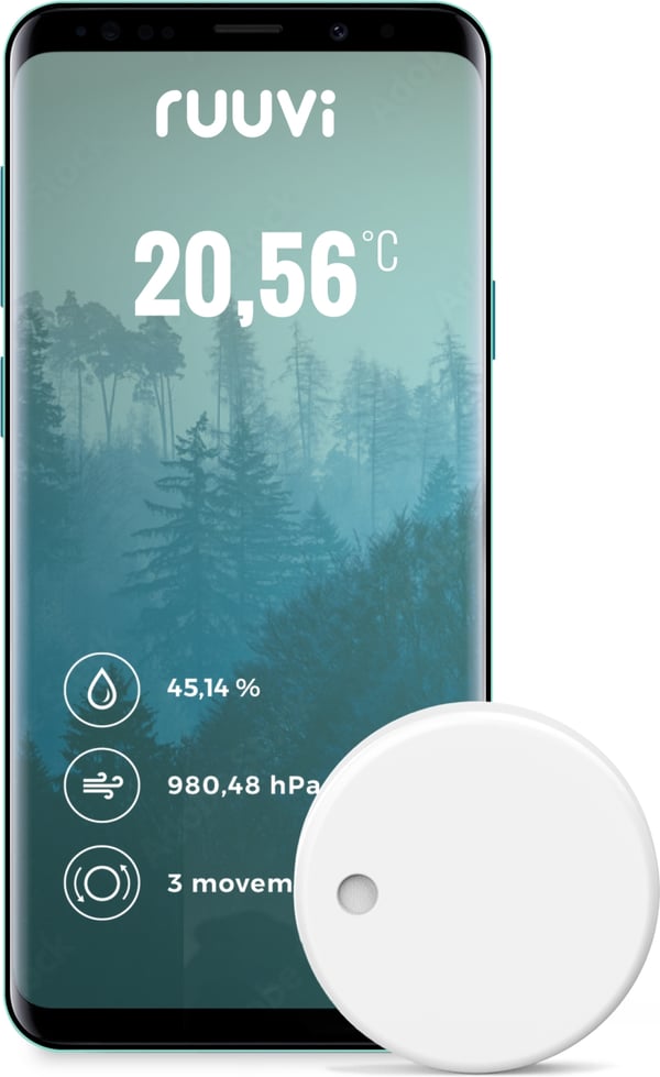 RuuviTag - Monikäyttöinen Bluetooth-anturi