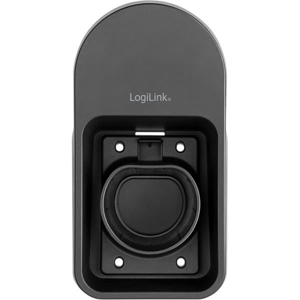 LogiLink Vägghållare för kabel och Typ 2-kontakt