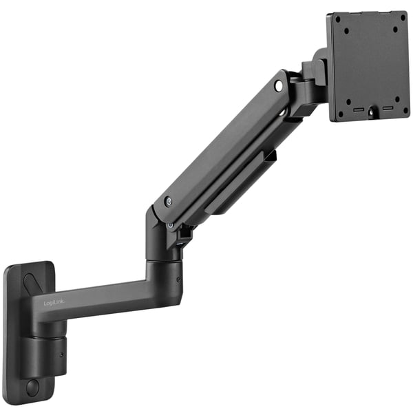 LogiLink Monitorarm med veggmontering 17-49" gassfjær 424 mm maks 20 kg