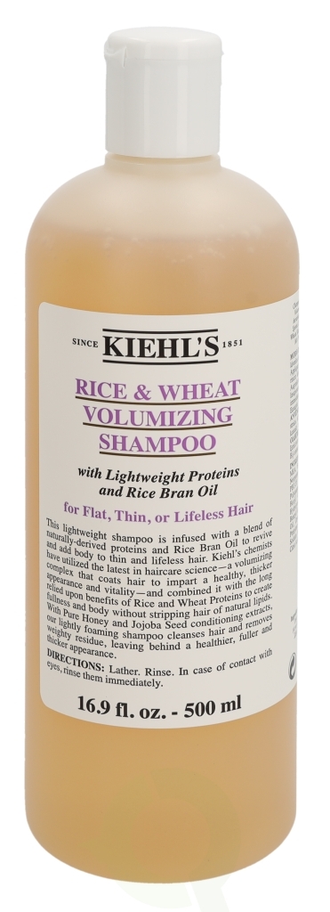 Kiehls Kiehl's Rice & Wheat Volumizing Shampoo 500 ml