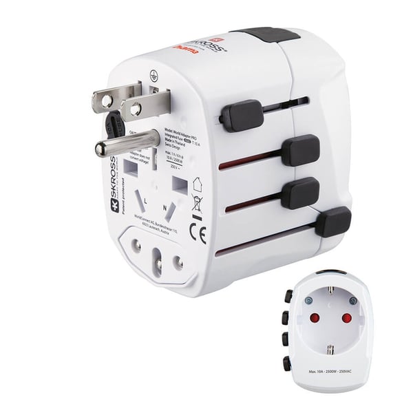 Hama Reiseadapter Verden Pro EU-WORLD 3-stift