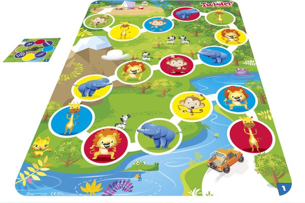 Hasbro Twister Junior -peli SE/FI