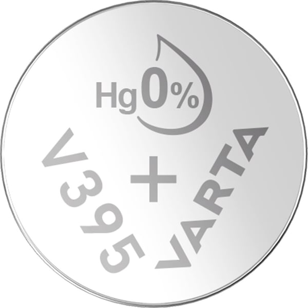 Varta SR57 (V395) batteri, 1 st. blister silveroxid-zink-knappcell, 1,55 V