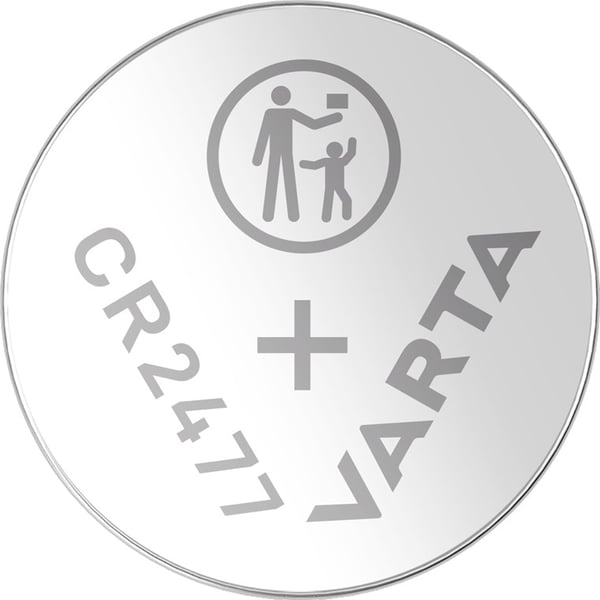 Varta CR2477 (6477) batteri, 1 st. blister litium-knappcell, 3 V